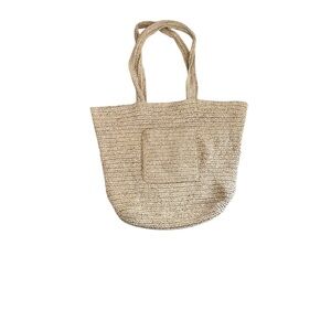 H&M Large Woven Paper Straw Beach Tote